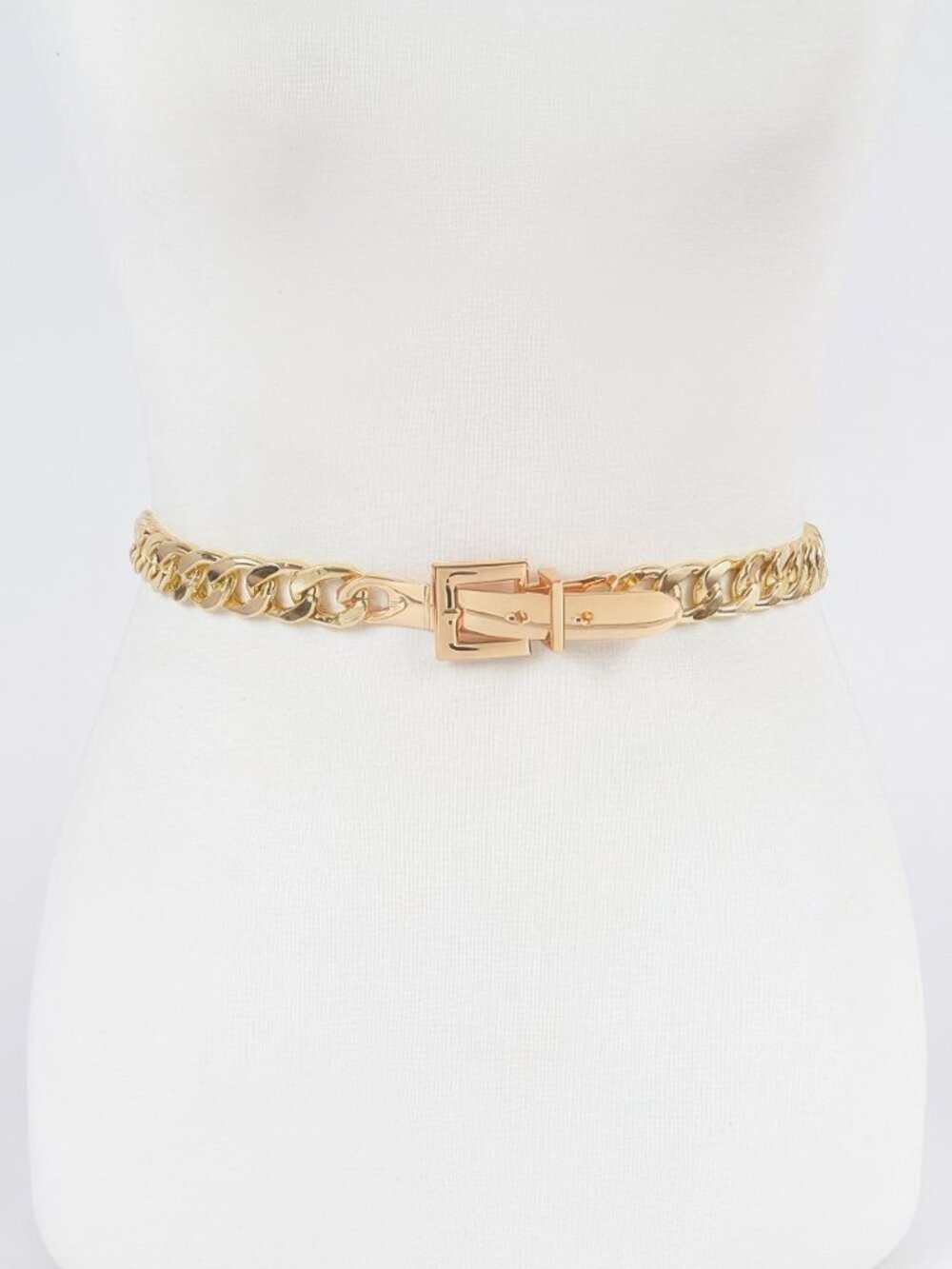 Monotone Plus Size Chain Belt